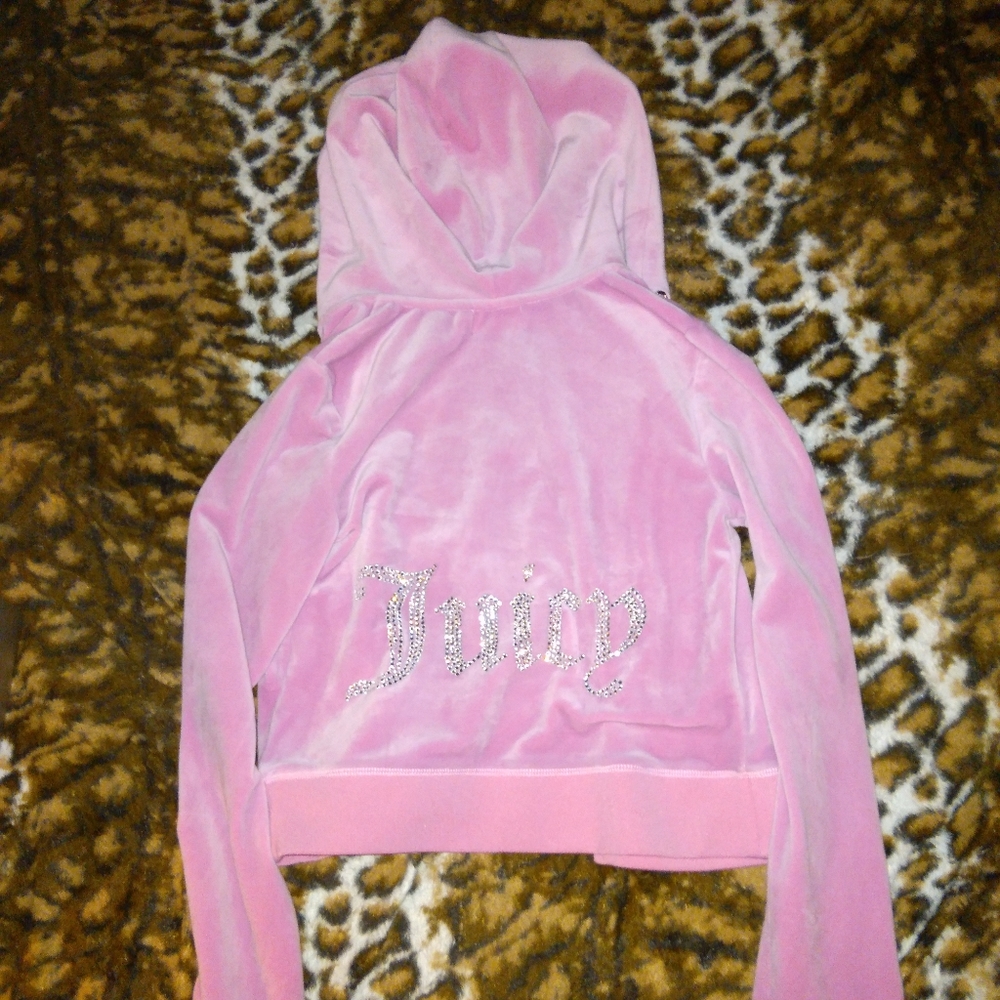 Juicy Couture bling velour hoodie